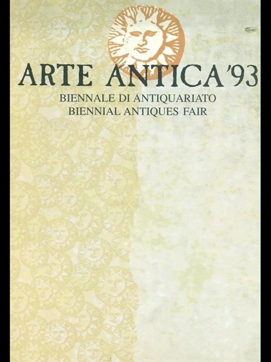 Arte antica '93 - copertina