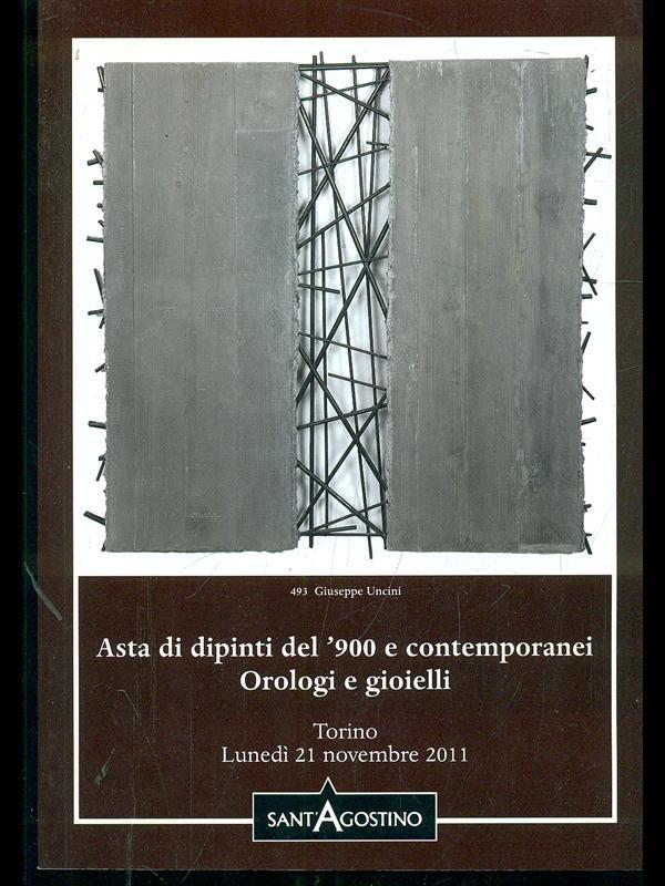 Asta di dipinti design arredi orologi e gioielli Torino 21 novembre 2011
