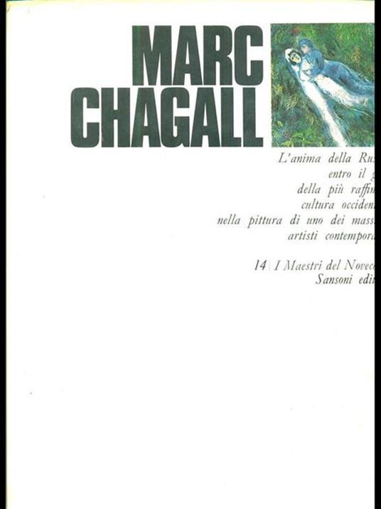 Marc Chagall - Mario Bucci - copertina