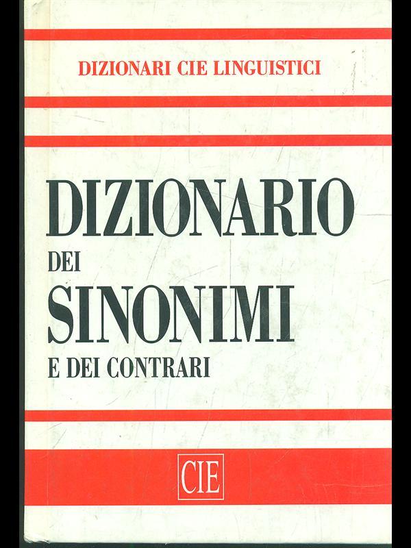 Dizionario dei sinonimi e contrari