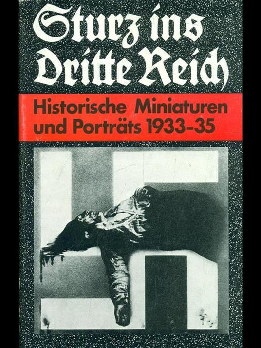 Sturz ins dritte reich - copertina