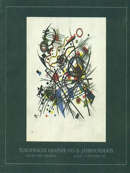 Europaische Graphik des 20 Jahrhunderts - copertina