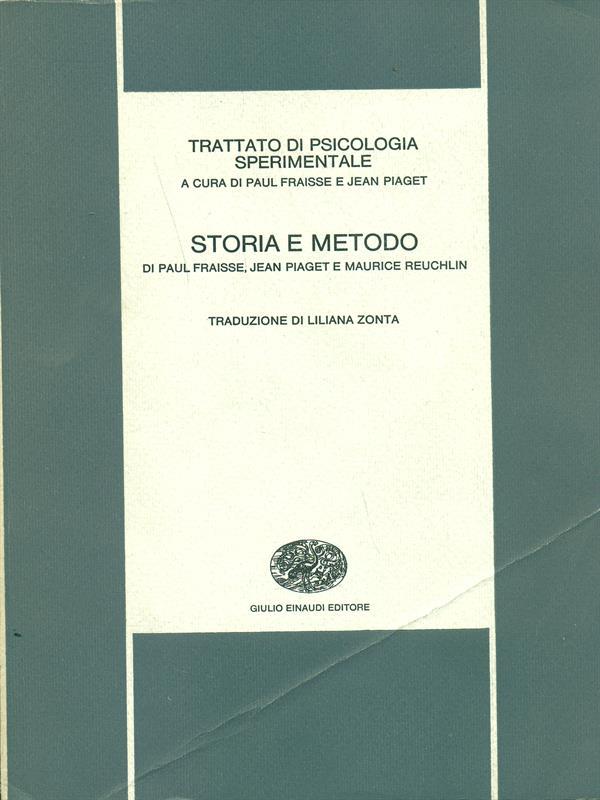 Storia e metodo