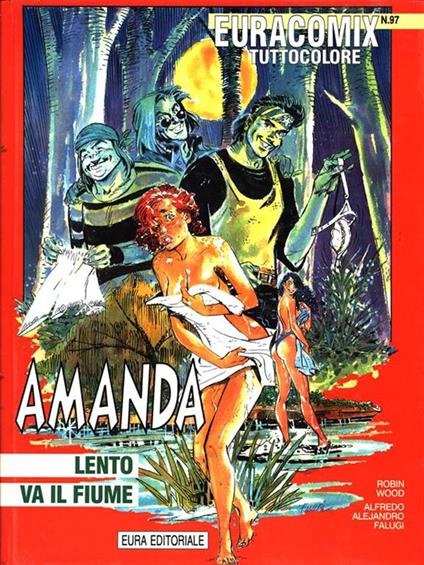 Amanda. Lento va il fiume - Wood,Falugi - copertina