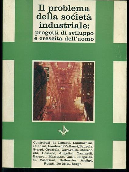 Il problema della società industriale - copertina