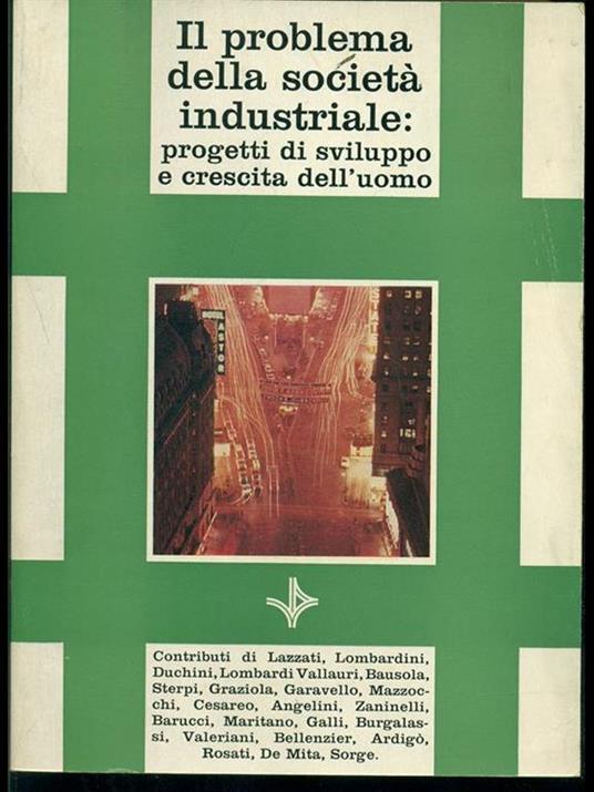 Il problema della società industriale - copertina