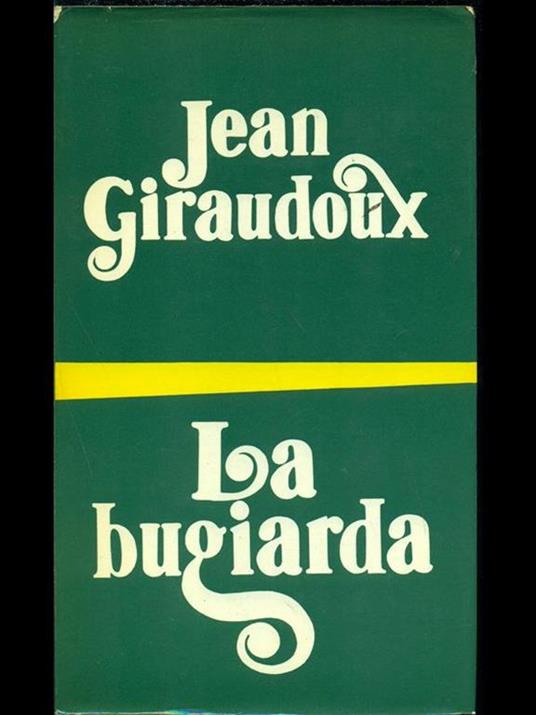 La bugiarda - Jean Giraudoux - copertina