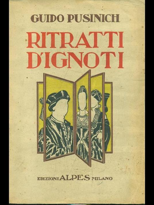 Ritratti d'ignoti - Guido Pusinich - copertina