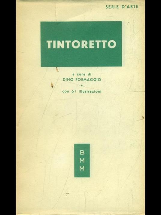Tintoretto - Dino Formaggio - copertina