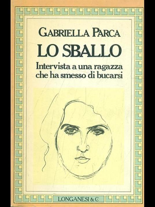 Lo sballo - Gabriella Parca - copertina