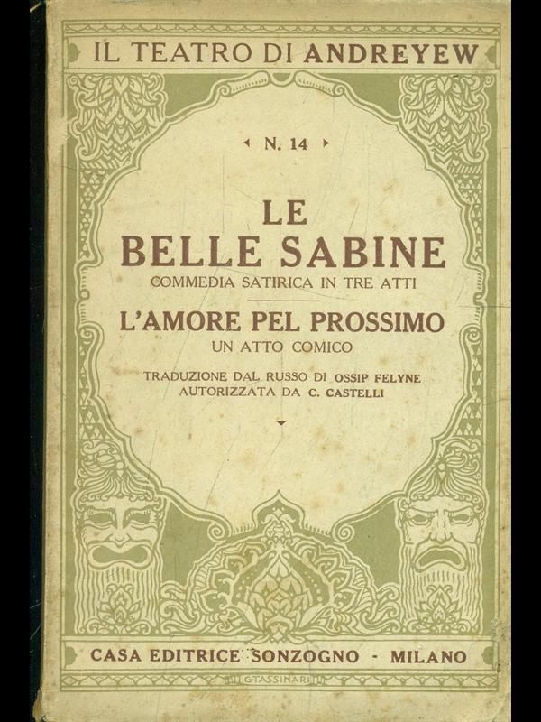 Le belle sabine. L'amore pel prossimo