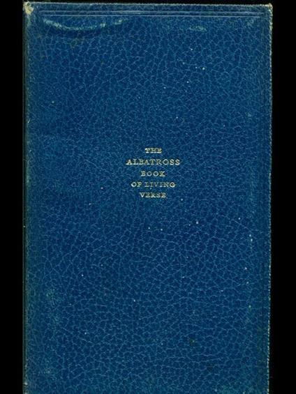 The albatross book of living verse - copertina