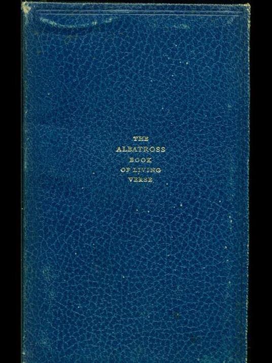 The albatross book of living verse - copertina