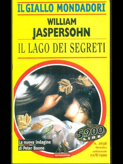 Il lago dei segreti - William Jaspersohn - copertina