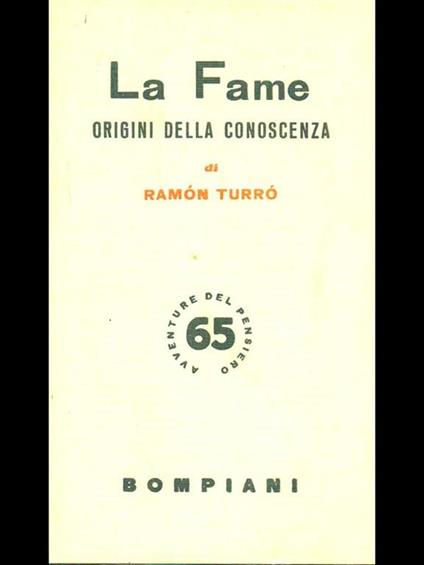 La fame - Ramon Turro - copertina