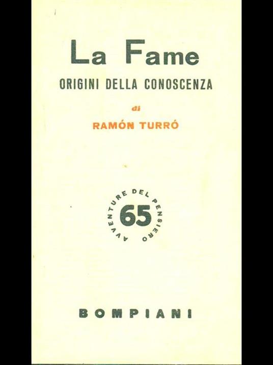La fame - Ramon Turro - copertina