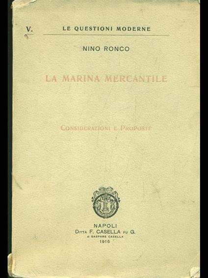 La Marina Mercantile - copertina