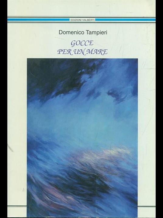 Gocce per un mare - Domenico Tampieri - copertina