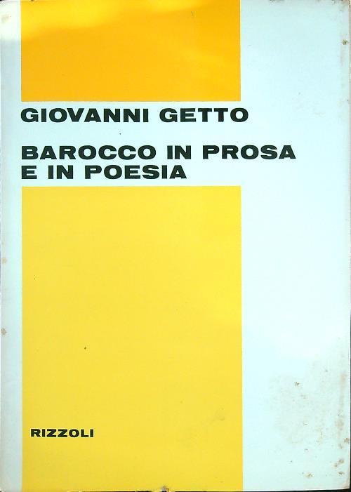 Barocco in prosa e in poesia