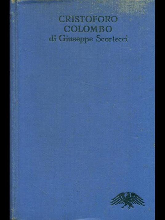 Cristoforo Colombo - Giuseppe Scortecci - copertina