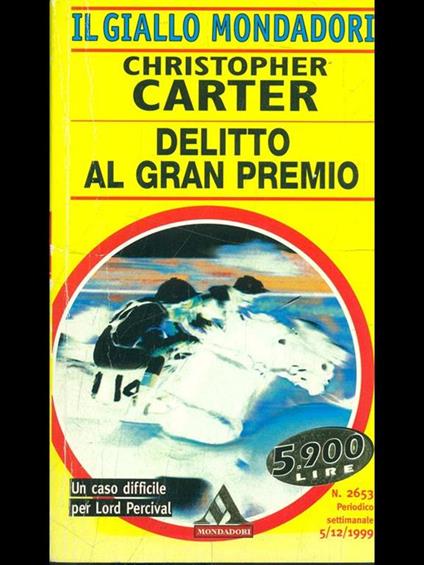 Delitto al Gran Premio - Christopher Carter - copertina