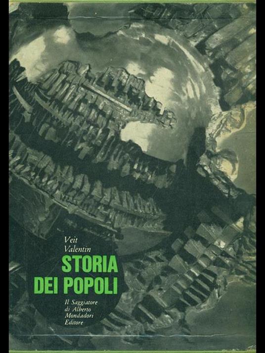 Storia dei popoli - Veit Valentin - copertina