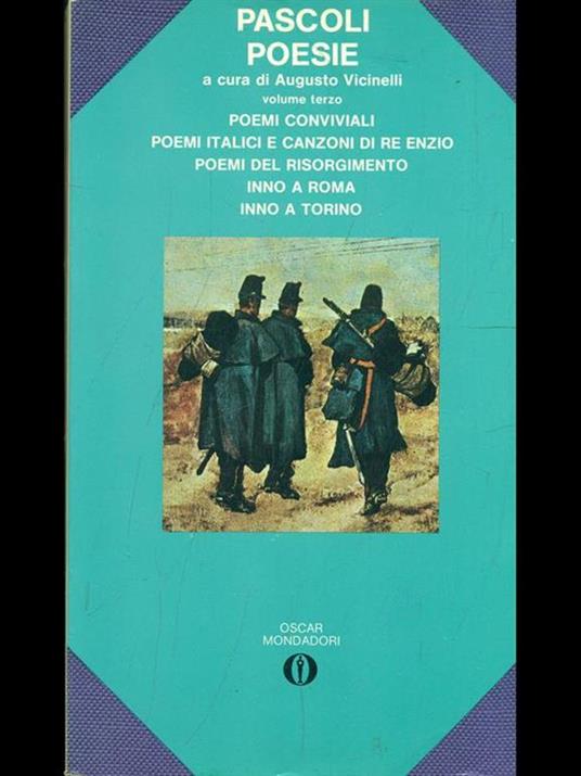 Poesie Vol. 3 - Giovanni Pascoli - copertina