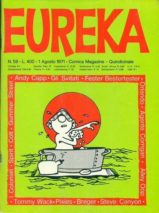 Eureka n 59/ 1 agosto 1971 - copertina
