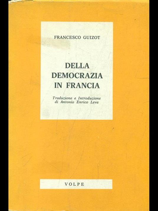 Della democrazia in Francia - copertina