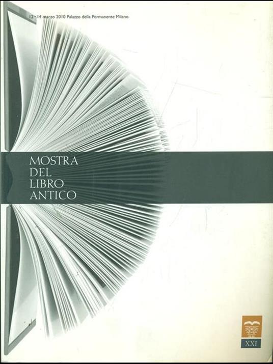 XXI Mostra del libro antico - copertina
