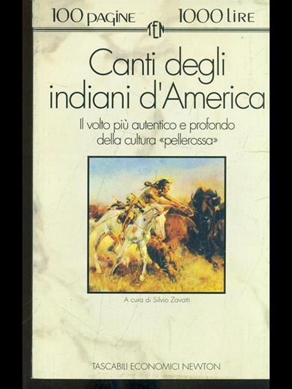 Canti degli Indiani d'America - copertina