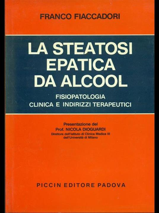 La steatosi epatica da alcool - copertina