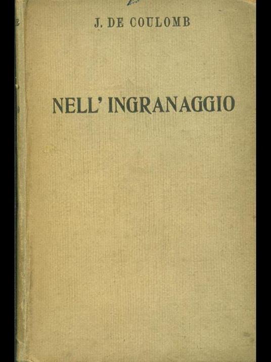 Nell'ingranaggio - copertina