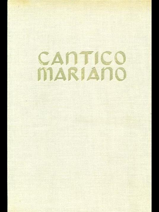 Cantico Mariano - copertina