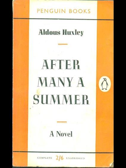 After many a summer - copertina