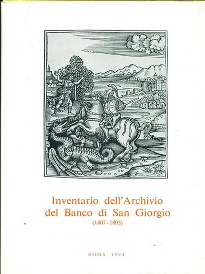 Inventario dell'Archivio del Banco di SanGiorgio (1407-1805) Vol. 4 tomo 5 - Giuseppe Felloni - copertina