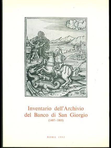 Inventario dell'Archivio del Banco si SanGiorgio (1407-1805) Vol. 3 tomo 5 - Giuseppe Felloni - copertina
