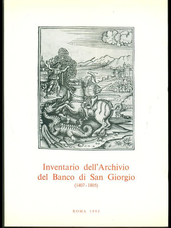 Inventario dell'Archivio del Banco si SanGiorgio (1407-1805) Vol. 3 tomo 5