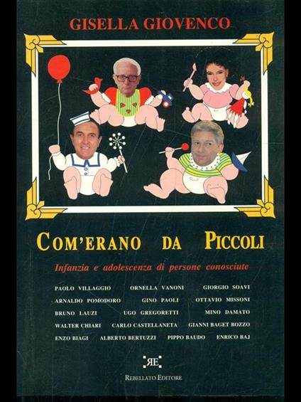 Com'erano da piccoli - copertina