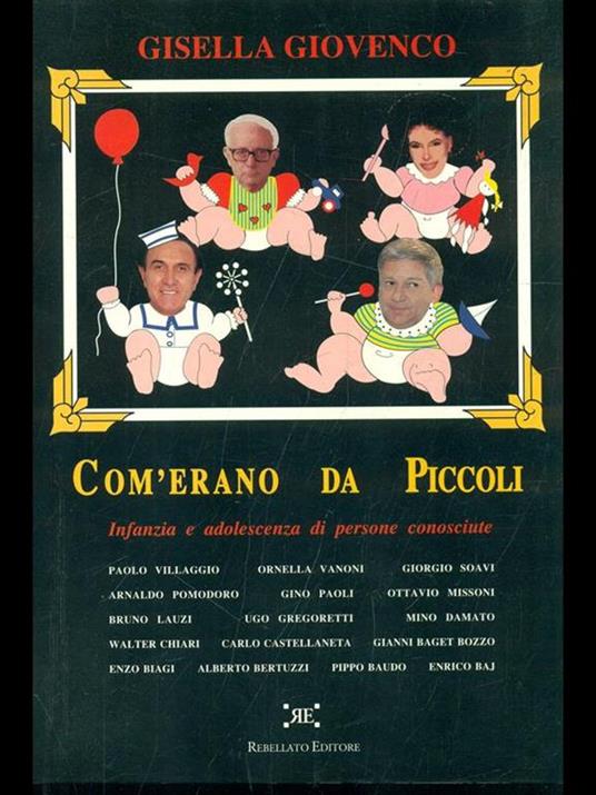 Com'erano da piccoli - copertina