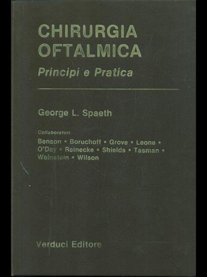 Chirurgia oftalmica - copertina