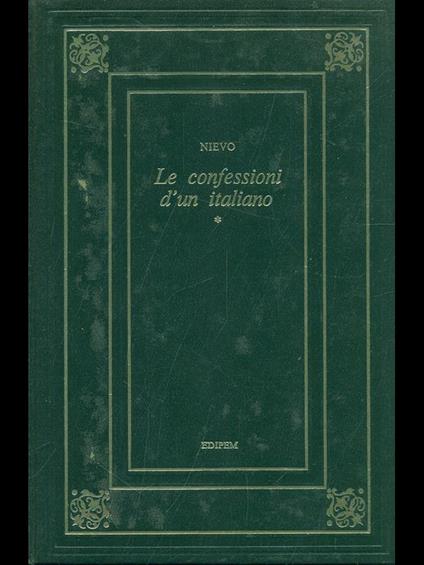 confessioni di un italiano - Ippolito Nievo - copertina