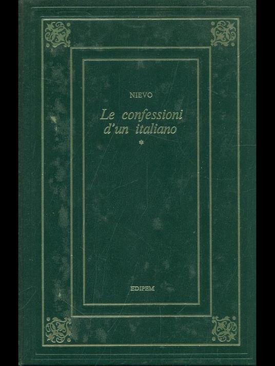 confessioni di un italiano - Ippolito Nievo - copertina