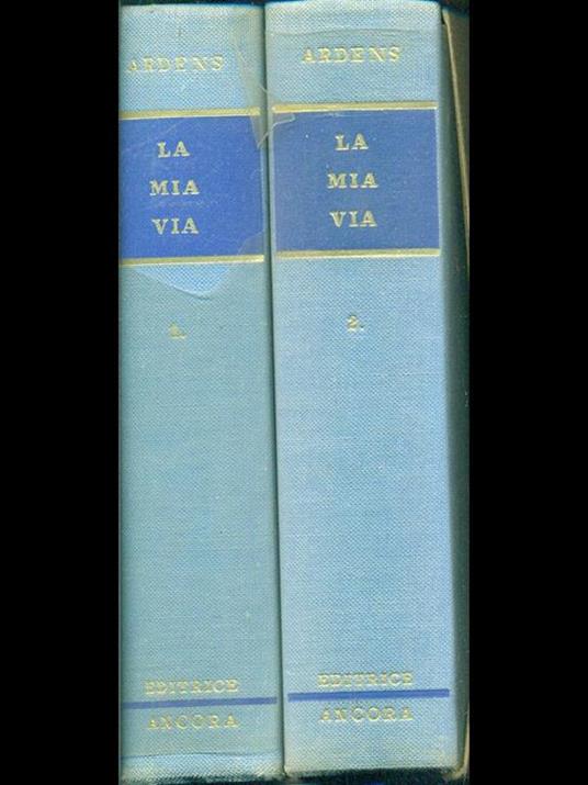 La mia via. 2 volumi - Ardens - copertina