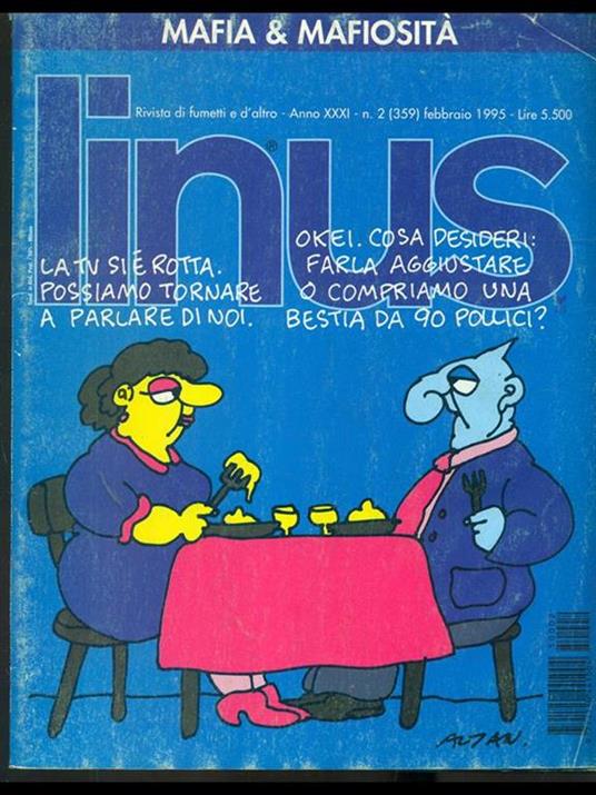 Linus n. 2/febbraio 1995 - copertina