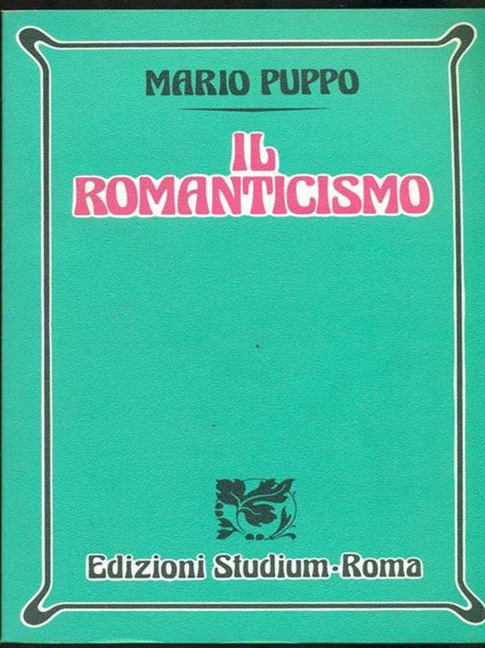Il Romanticismo - Mario Puppo - copertina