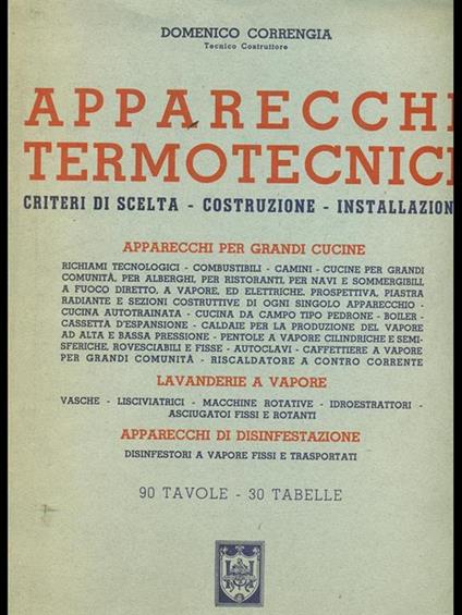 Apparecchi termotecnici - copertina