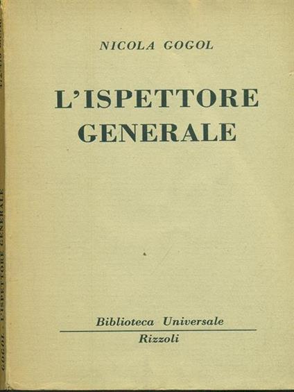L' ispettore generale - Nikolaj Gogol' - copertina