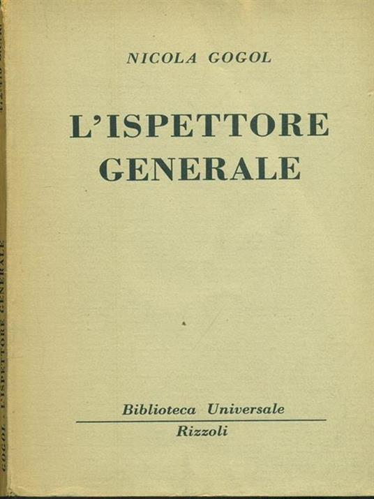 L' ispettore generale - Nikolaj Gogol' - copertina