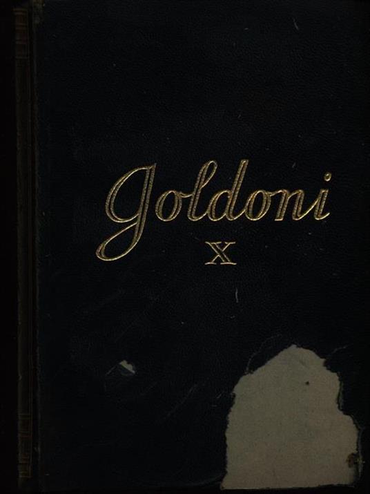 Goldoni X - Giuseppe Ortolani - copertina